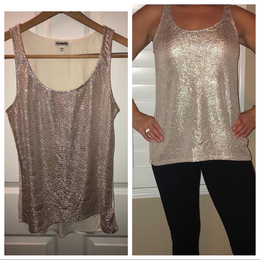 DONATED Lightweight tank-light metallic gold